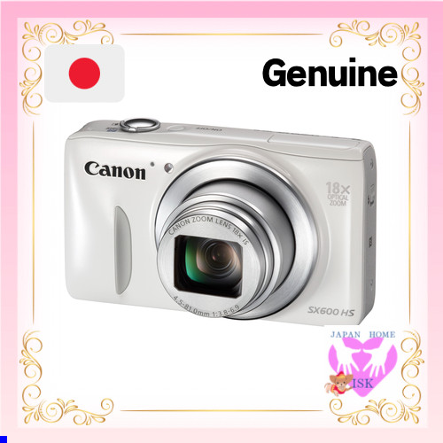 Canon Digital Camera Power Shot SX600 HS White 18x Optical Zoom