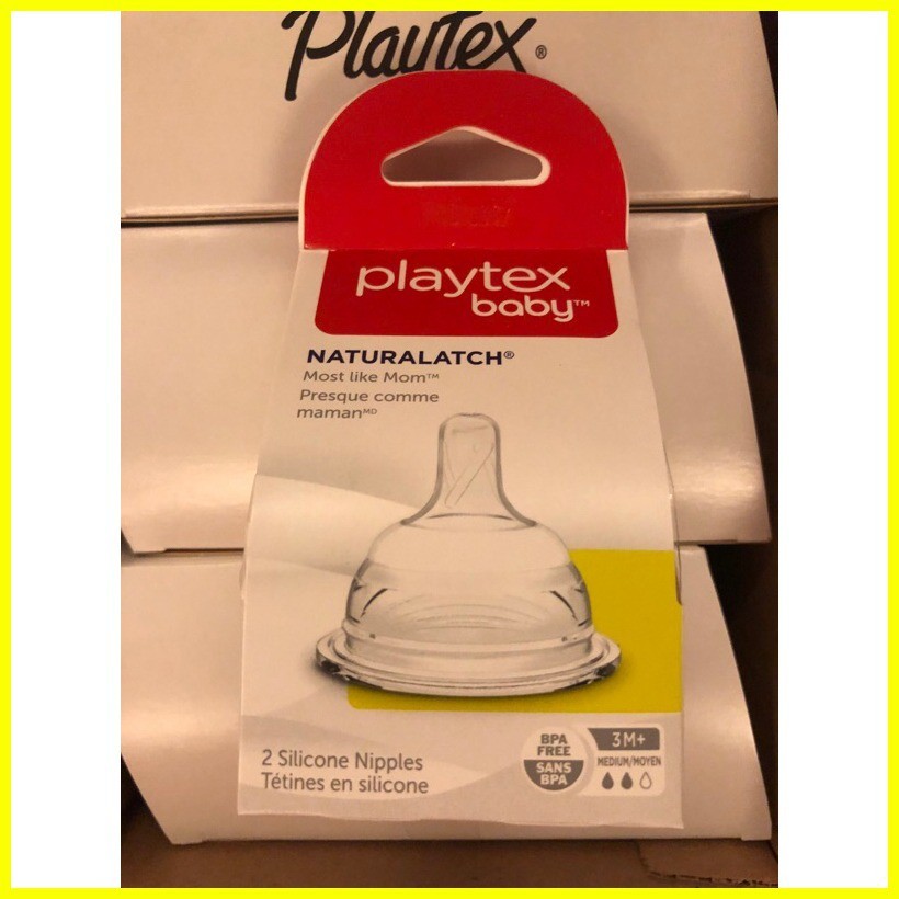 Playtex Ventaire & Nurser Teats, Fast Flow Nipples, Silicone BPA-free  teat, 6pc nipple