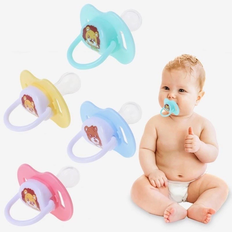 Happily Babies Baby Soothing Pacifier Ultra Soft Nipple Pacifier Round