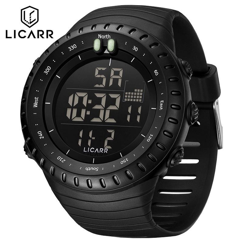 LICARR Brand Original Men's Watch Stopwatch Fashion Sports Light ...