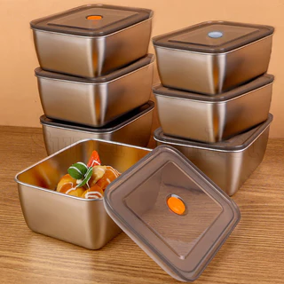 1/2/3pcs Kitchen Refrigerator Preservation Case Food Storage Box With Lid  Portable With Lid Refrigerator Preservation Case - AliExpress