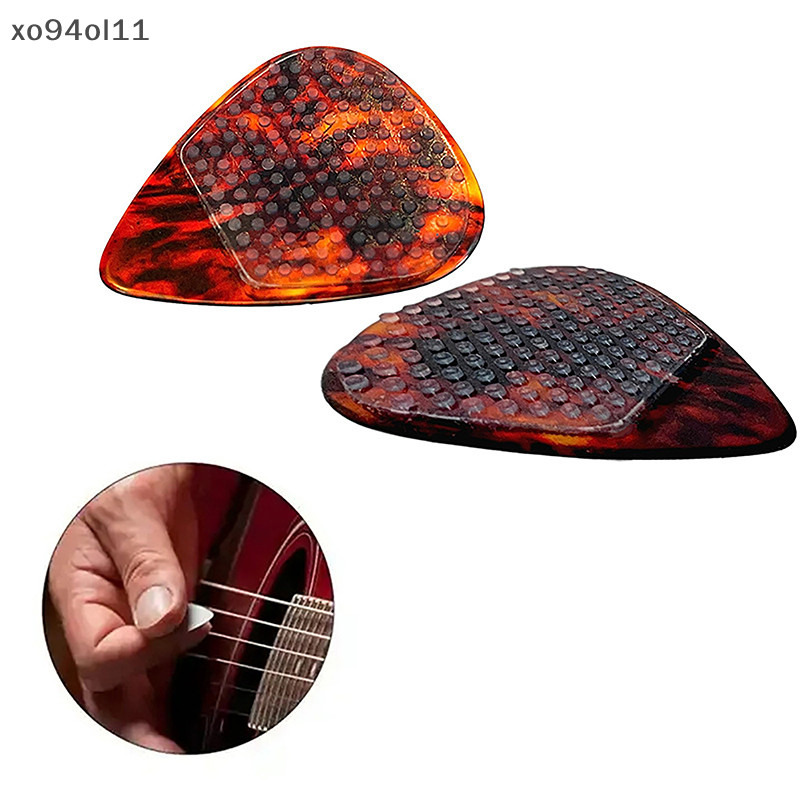 OL 16Pcs/Set NonSlip Guitar Pick Grips New Silicone Adhesive Silicone