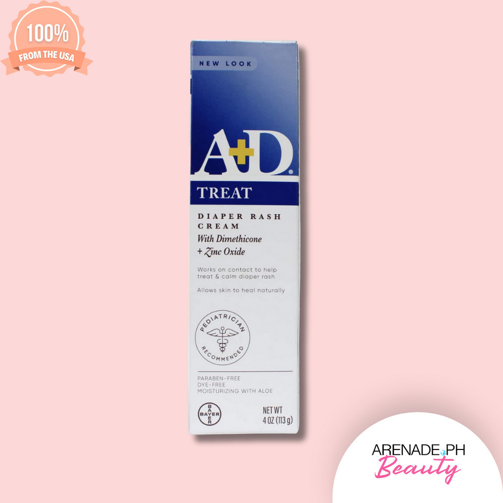 A D Diaper Rash Cream Dimethicone Zinc Oxide Cream Treat Oz G