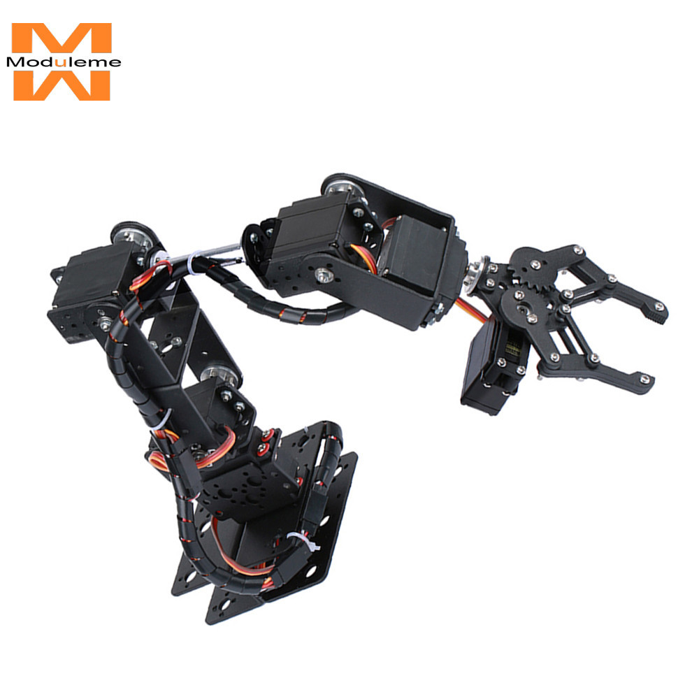 Robotic Arm Kit 6DOF Programming Robot Arm DIY Programming Robot Kit ...