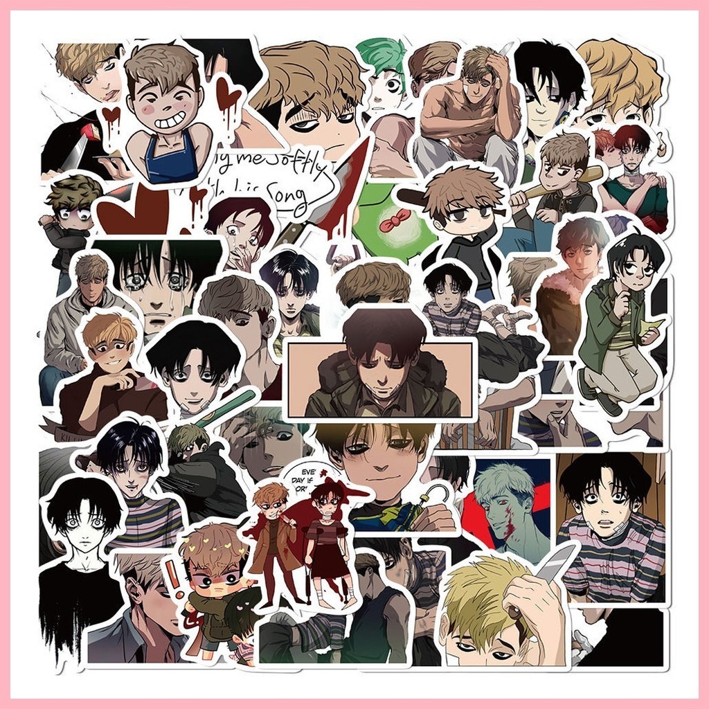 Stickers Killing stalking 50 Sheets Anime Killing stalking