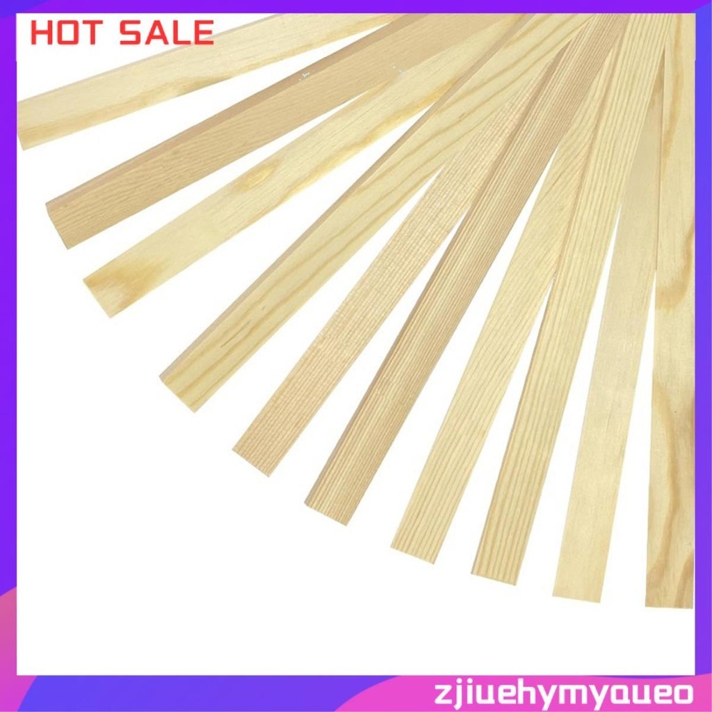 10 Pcs Pottery Teaching Rolling Mud Stick Guide 5 Size Wooden Rolling