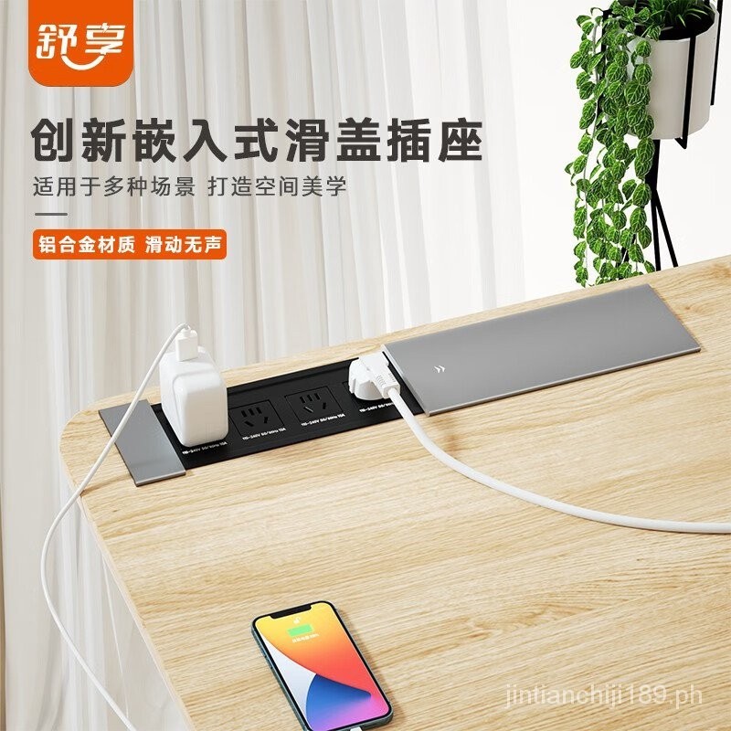Comfortable Embedded Socket Desktop Socket Power Strip Kitchen Island