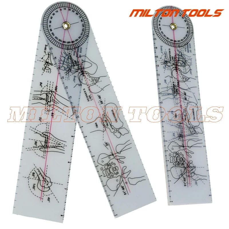 8inch Goniometer Angle Medical Ruler Rule Joint Orthopedics Tool ...