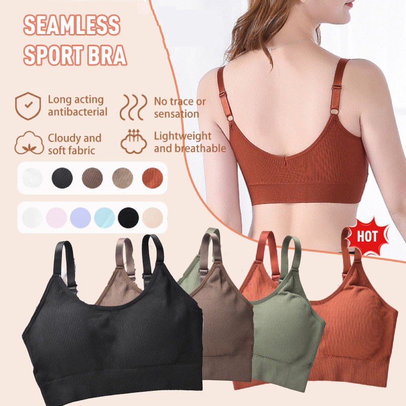 [BUY 2 TAKE 1] Threaded Bra Tube Top With Beautiful Back, Anti-exposure ...