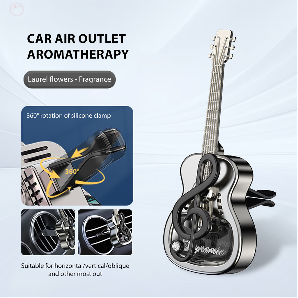 ST New rocking guitar car aromatherapy decoration car air conditioning ...