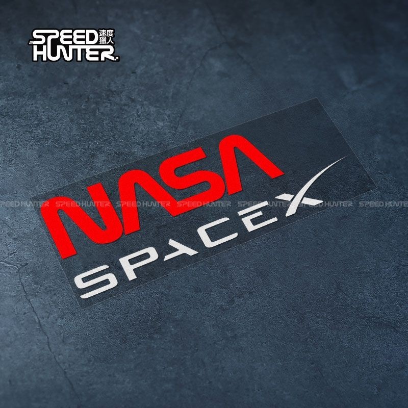 Nasa SPACE Letter Sticker Car Shell Decoration Waterproof Sticker ...