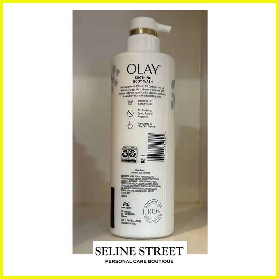 Olay Derm Series Body Wash Eczema Prone Skin Soothing w/ Vitamin B3