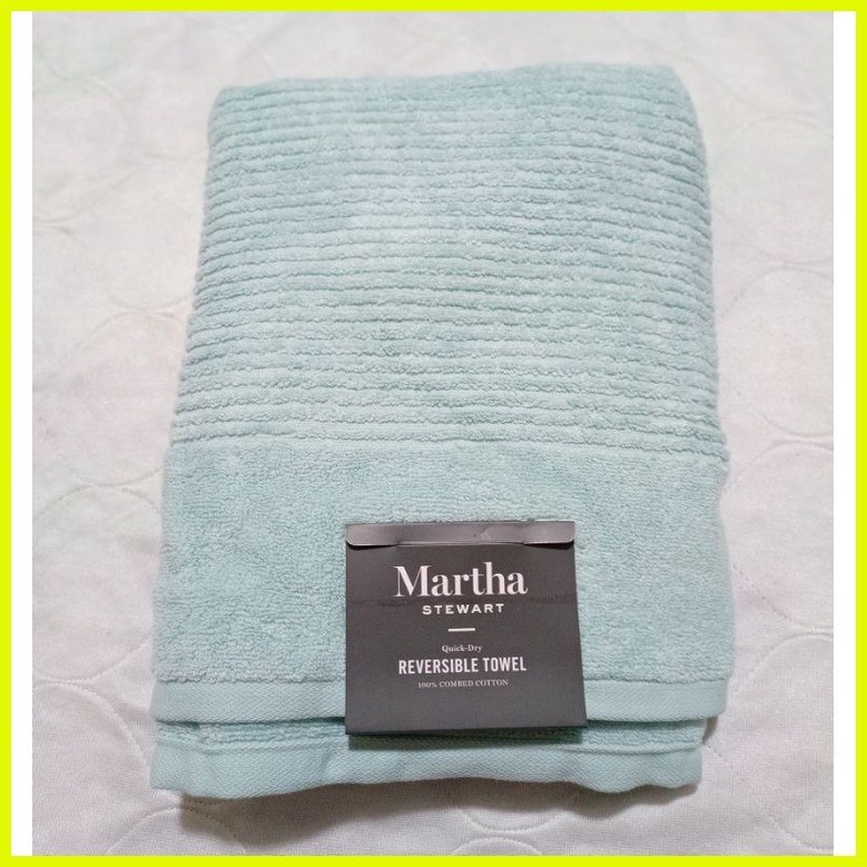 ♞Martha Stewart Quick Dry Reversible Bath Towel TSM Brandnew Shopee