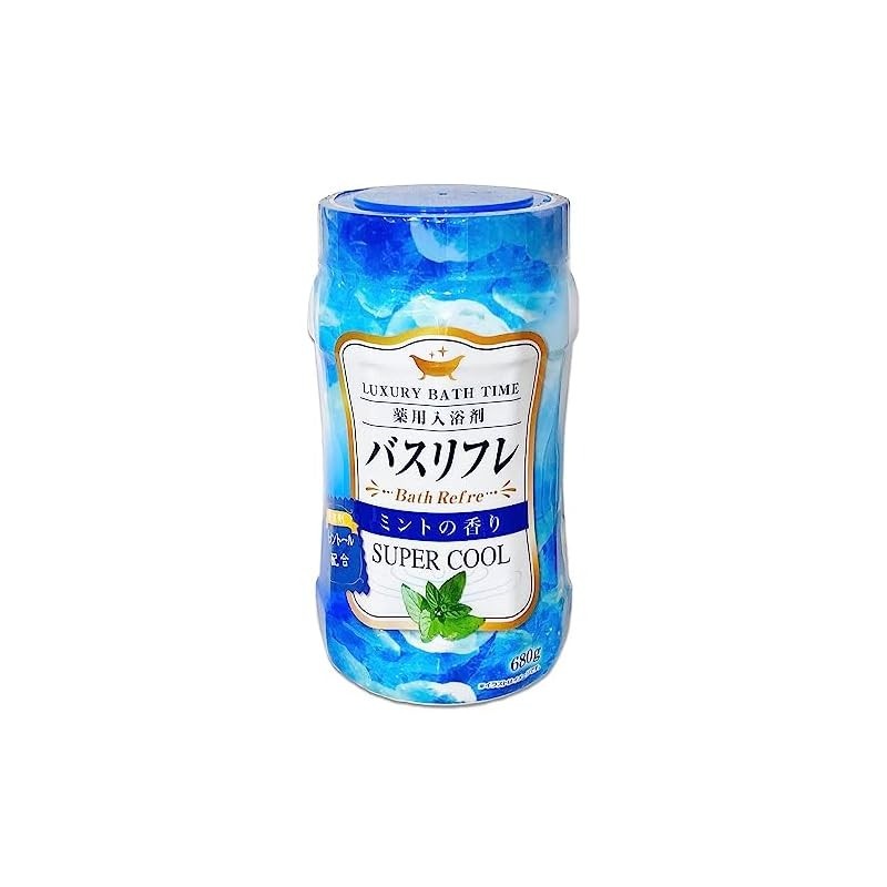 Lion Chemical Bath Refresh Super Cool Medicated Bath Salt Mint 680g ...