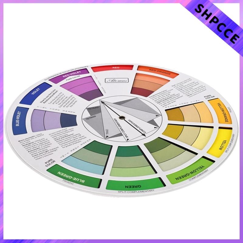 [Shpcce] color Wheel Paint Color Mixing Guide and Harmony Wheel Match ...