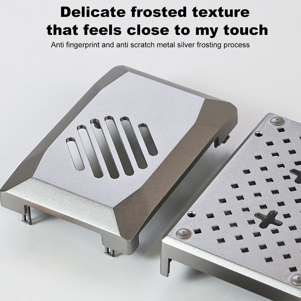 Silver Shadow Case with PWM Cooling Fan ABS Protective Shell for ...