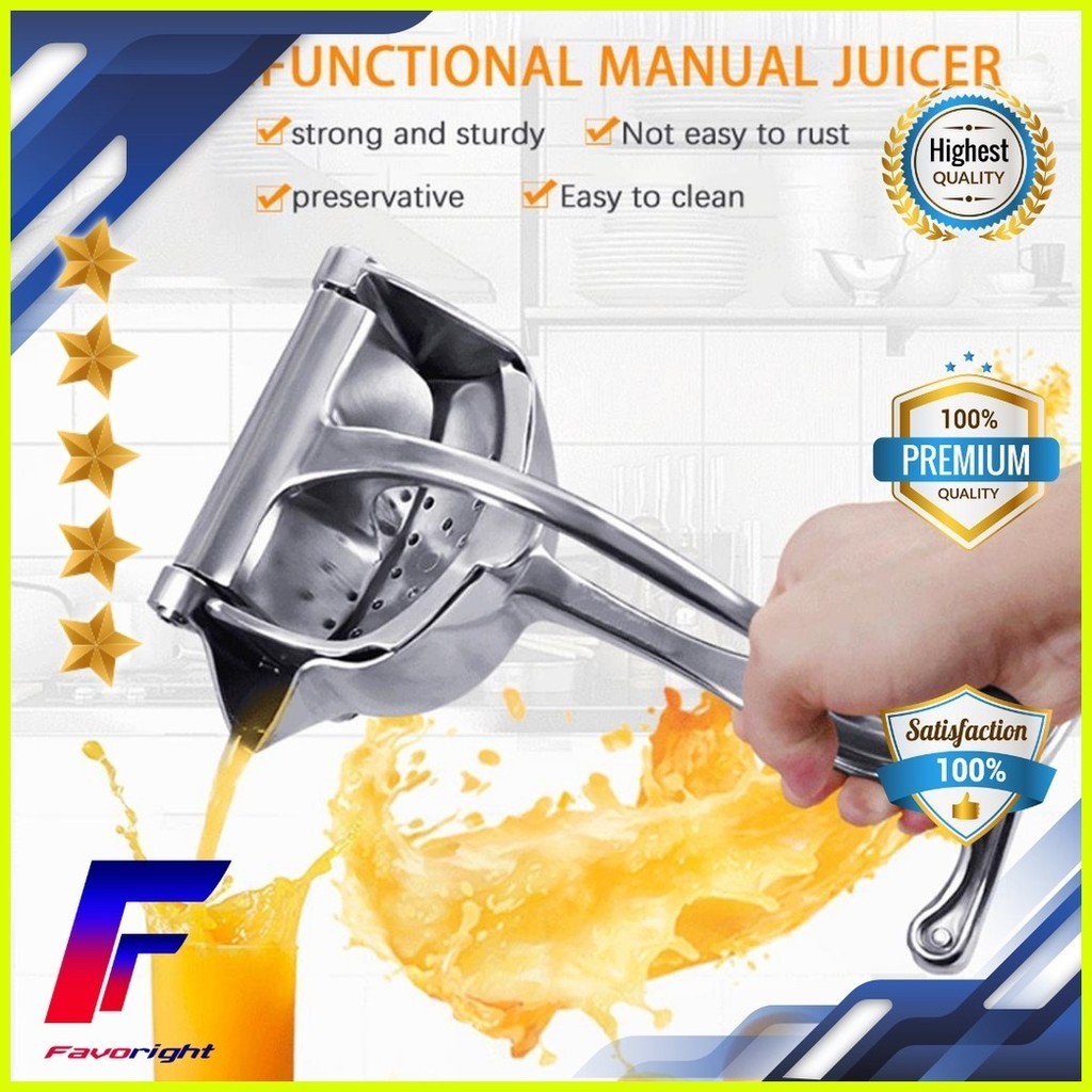 【hot sale】 Manual Fruit Juicer, Aluminum Alloy Handy Juicer Fruit
