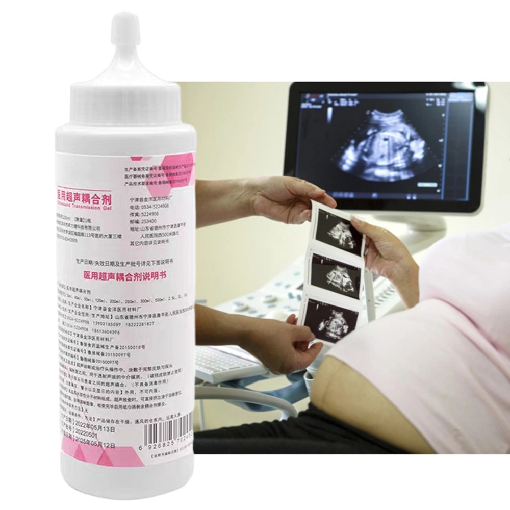 Fetal Heart Rate BUltrasound Coupling Gel Safe Using Clear Ultrasounds