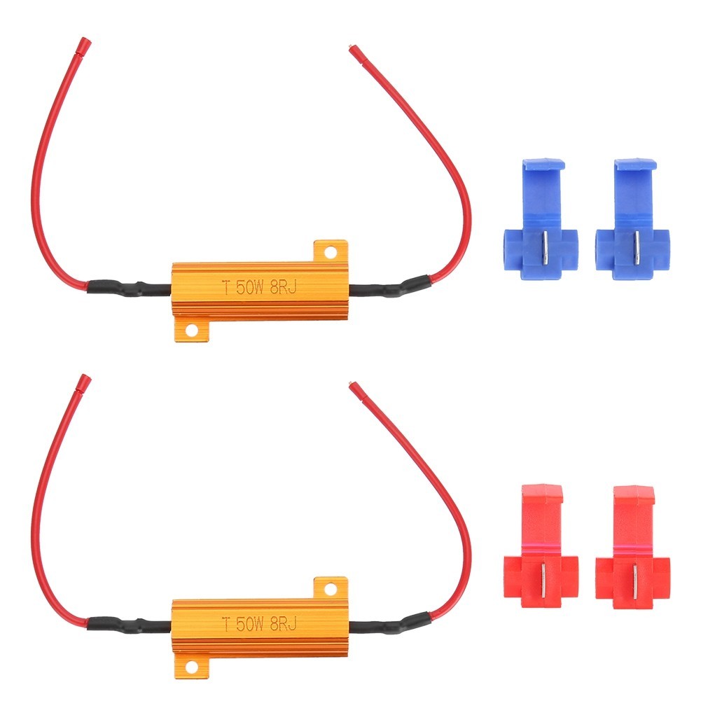 Wowowi 50W 8 Ohm LED Decoder Load Resistor Large Resistance for Fog ...