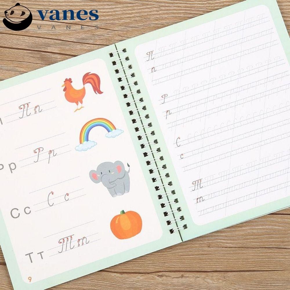 VANES Russian Groove Writing Copybook, 3D Reusable Children's Writing ...