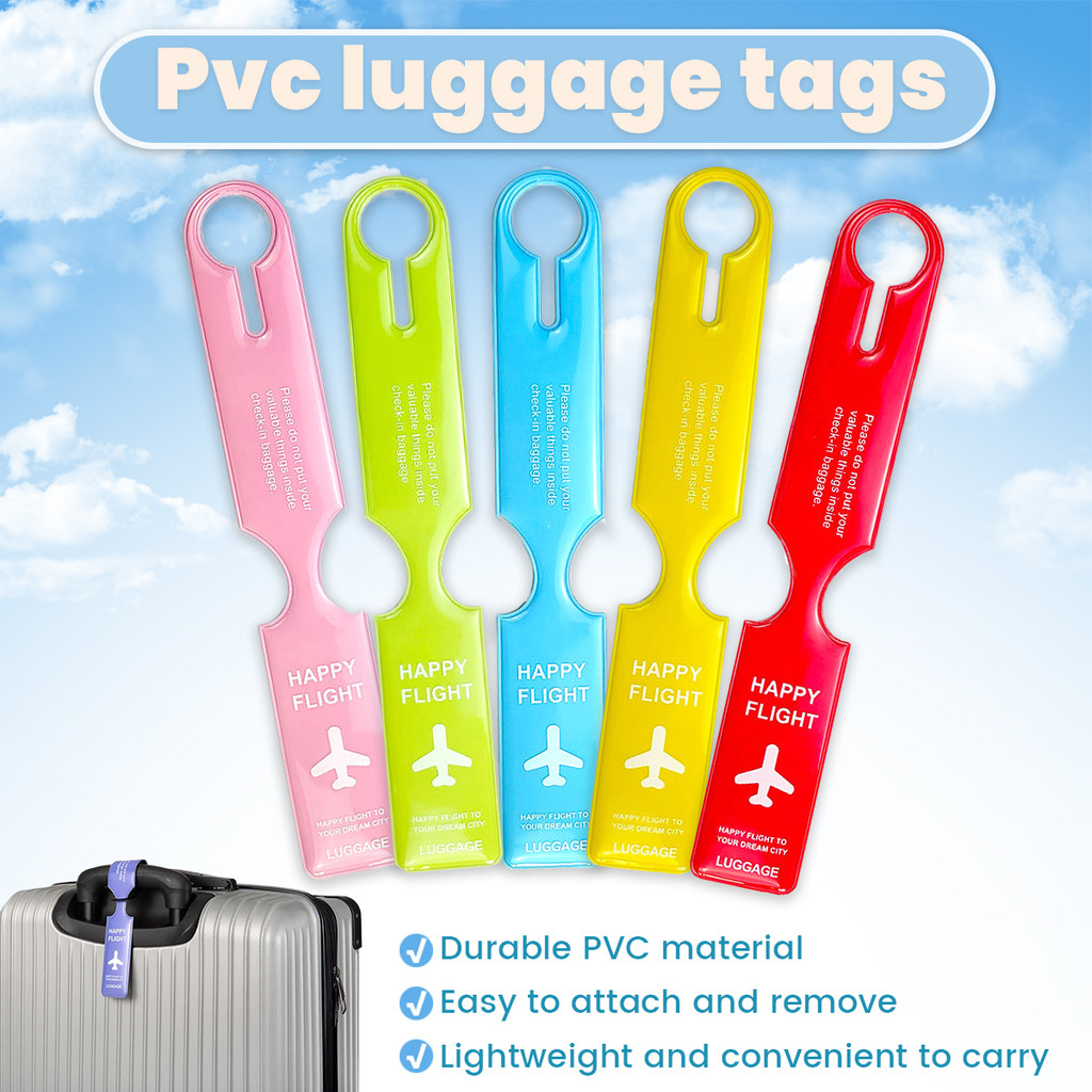 UB Luggage Tag PVC Boarding Pass Colorful Anti-loss Label 24*4cm ...