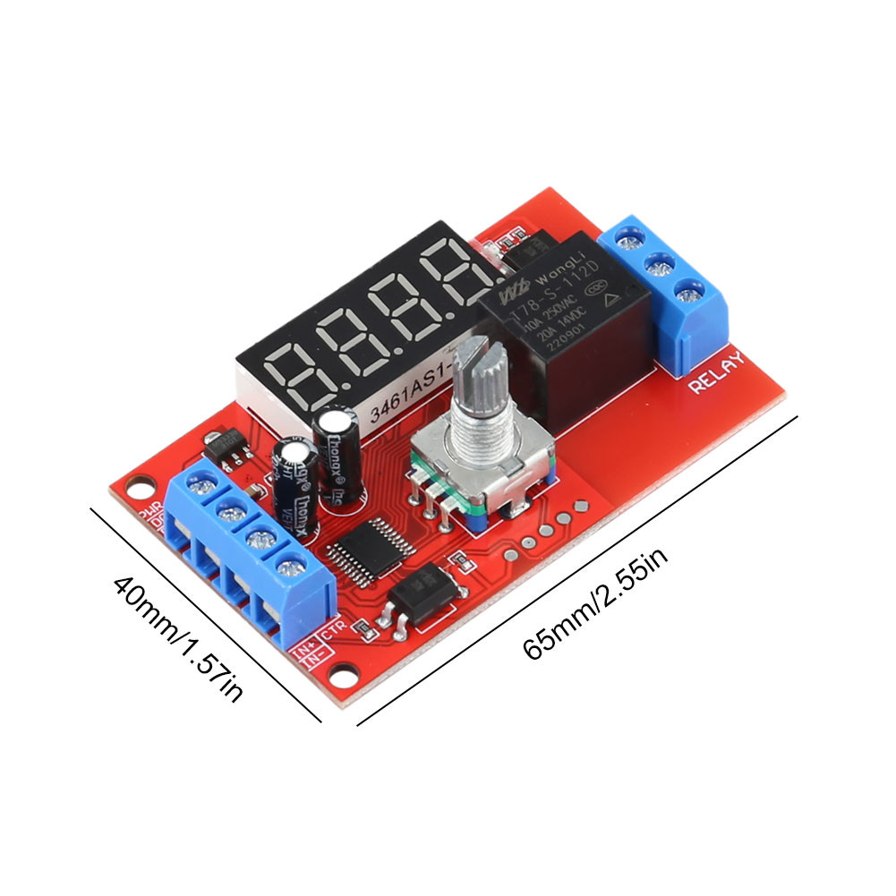 HOT LED Digital Timming Relay DC5V/12V/24V Timer Delay Trigger Switch ...