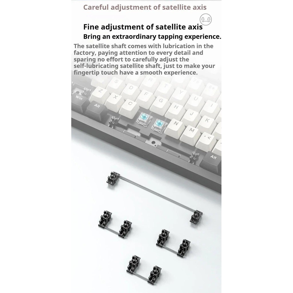 K79 Three Mode Mechanical Keyboard Hot Swappable Gasket Wireless Gaming ...