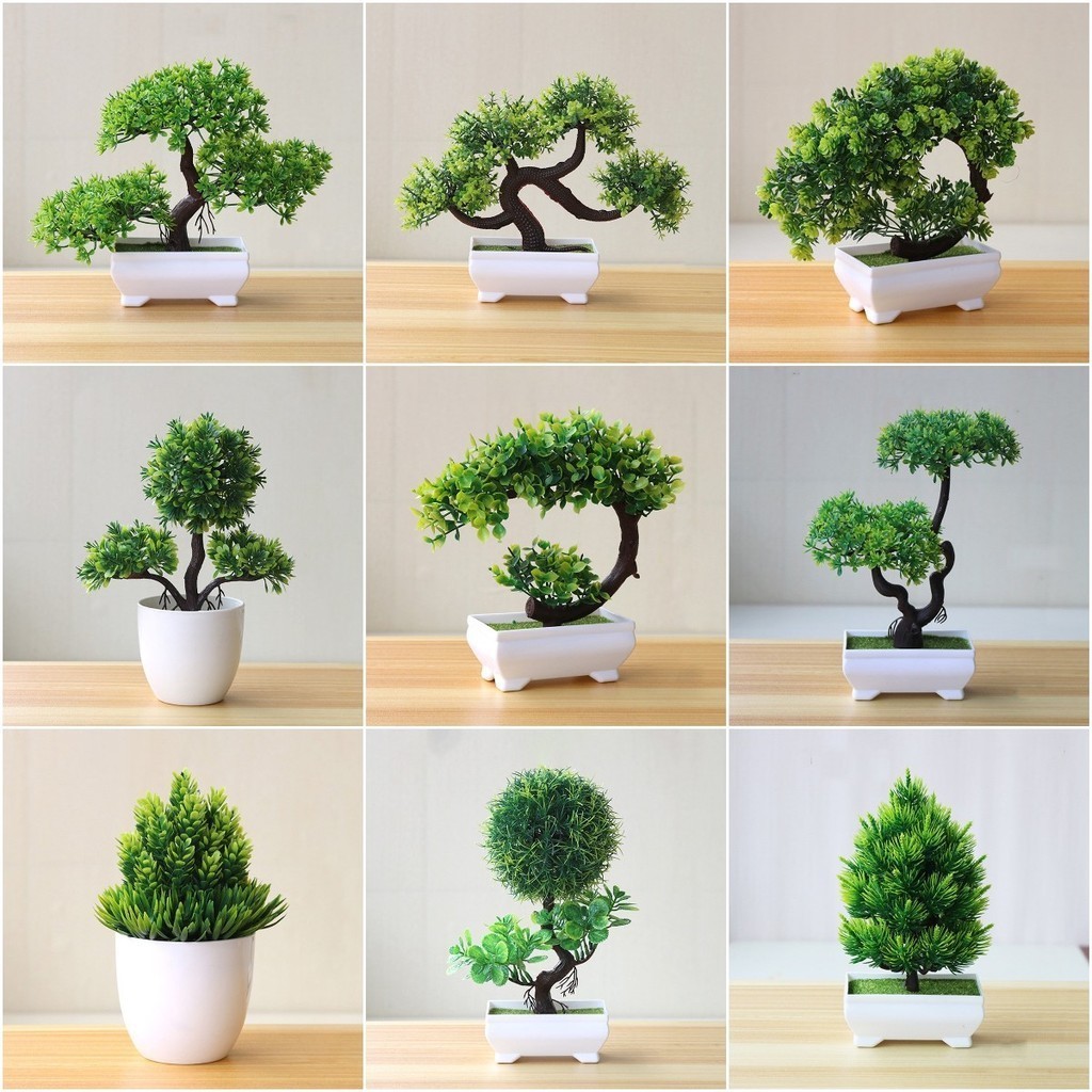 [Plant+ Pot ] Artificial Plants Small Tree Pot Bonsai Fake Plant ...