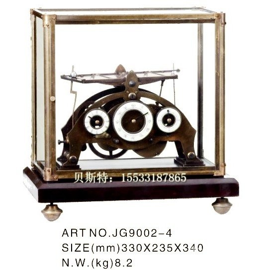 Ball Clock Mechanical Pure Copper Fun Player Entertainment Track Clock ...
