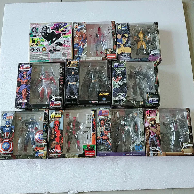 DC Amazing Yamaguchi Revoltech Deadpool GAMBIT X-MEN Magneto Batman ...