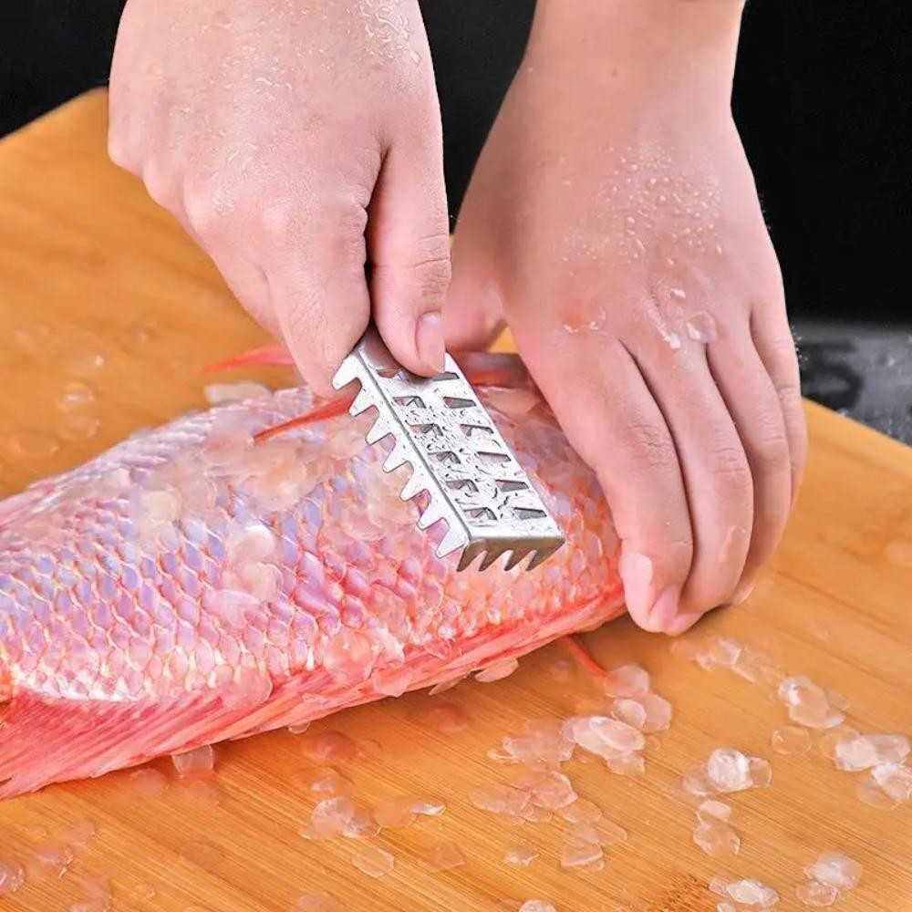 WAY Fish Scale Remover, Stainless Steel Anti-rust Fish Scales Brush ...