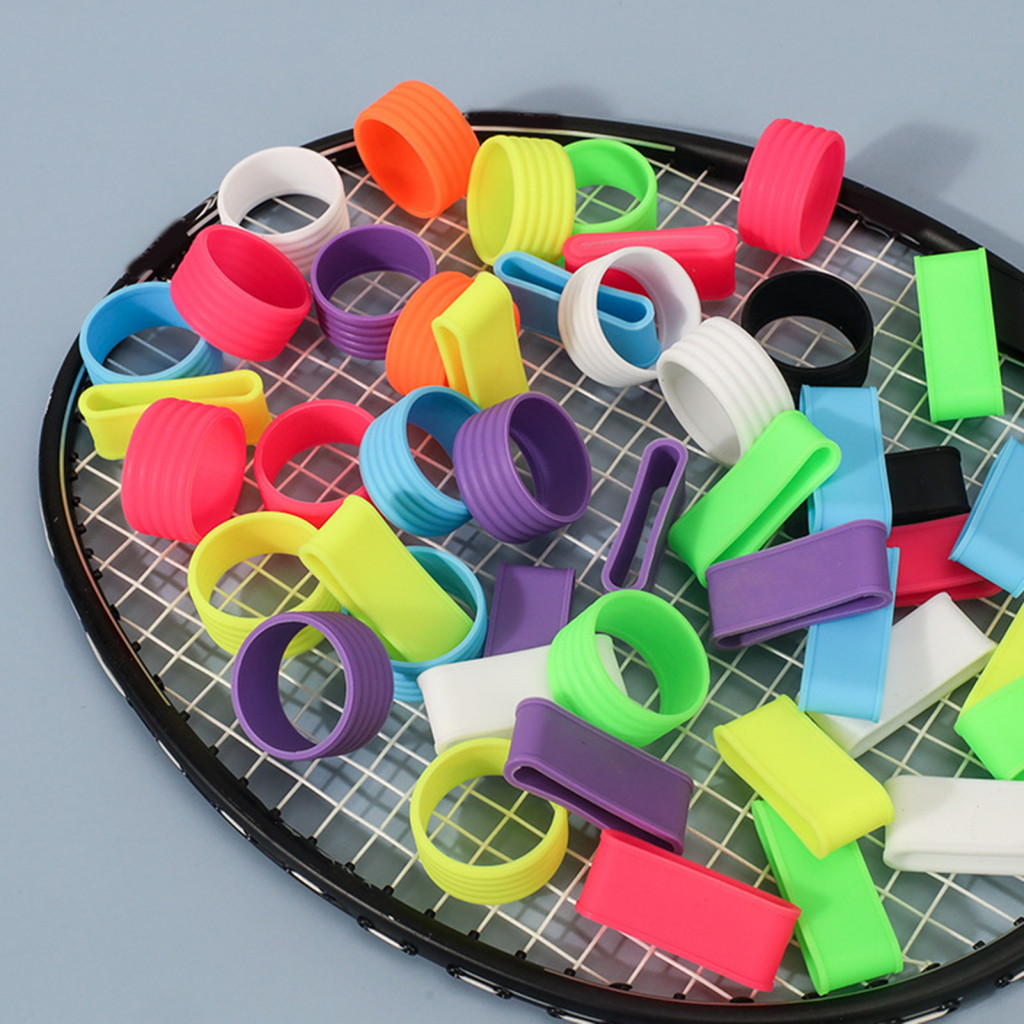 Silicone Racket Band 2pcs Pickleball Paddle Grip Band Anti-slip ...