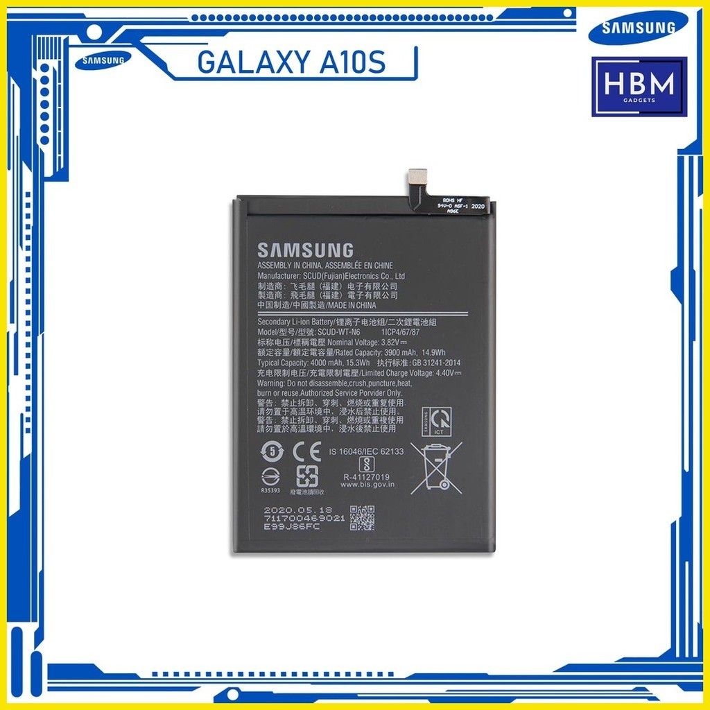 ∈ ⚽︎ Original Samsung Galaxy A10s Battery Model: SCUD-WT-N6 (4000mAh ...