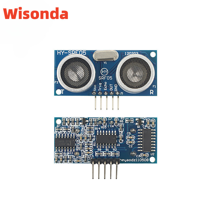 2024 Ultrasonic Module Hc Sr04 Sr04 4pin Hy Srf05 Srf05 5pin Distance Measuring Transducer 9553