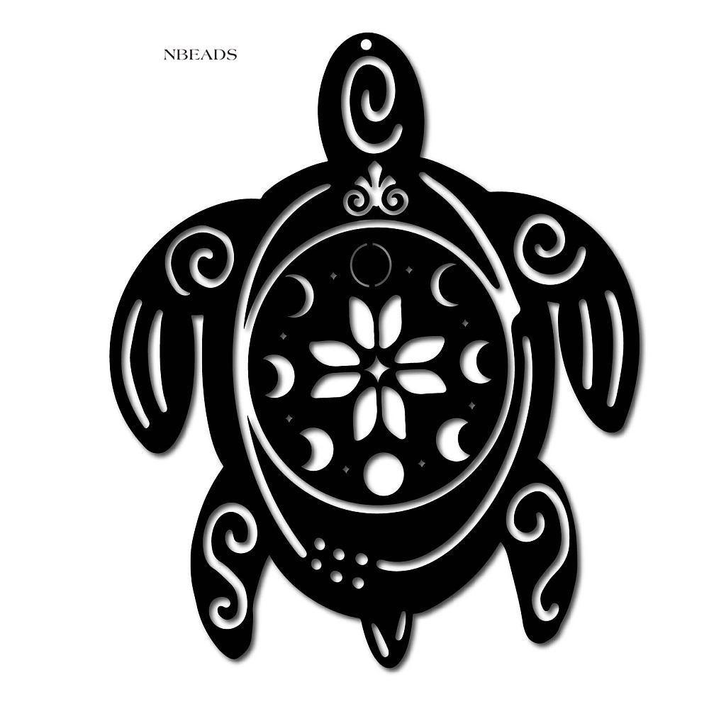 1pc Metal Sea Turtle Wall Art Sea Animal Beach Ocean Theme Wall Hanging ...