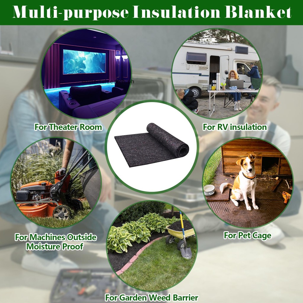 Mua Frienda 2 Pcs Dishwasher Insulation Blanket Cotton Insulation Blanket Sound Roll For Wall Pipe Dishwashergrey16 X 48 X 02 Inches B0c5lbzm7k