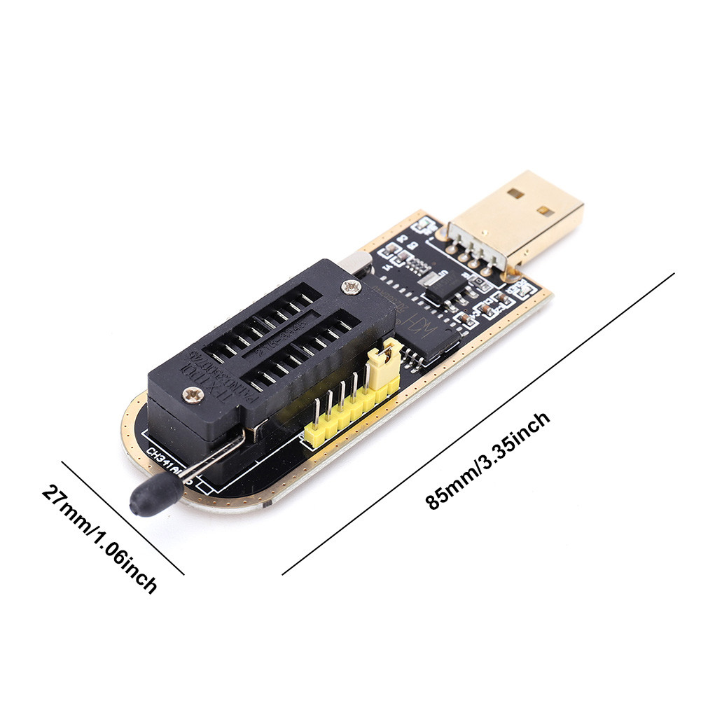 UK CH341A 24 25 Series USB Programmer 8 PIN/16PIN EEPROM Flash BIOS ...