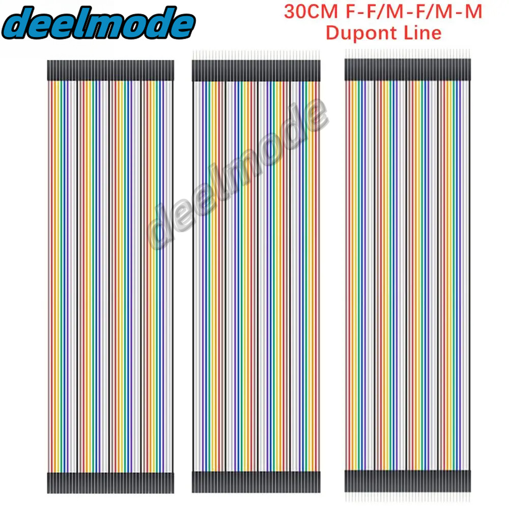 Dupont Line 30CM Male to Male+Female to Male + Female to Female Jumper ...