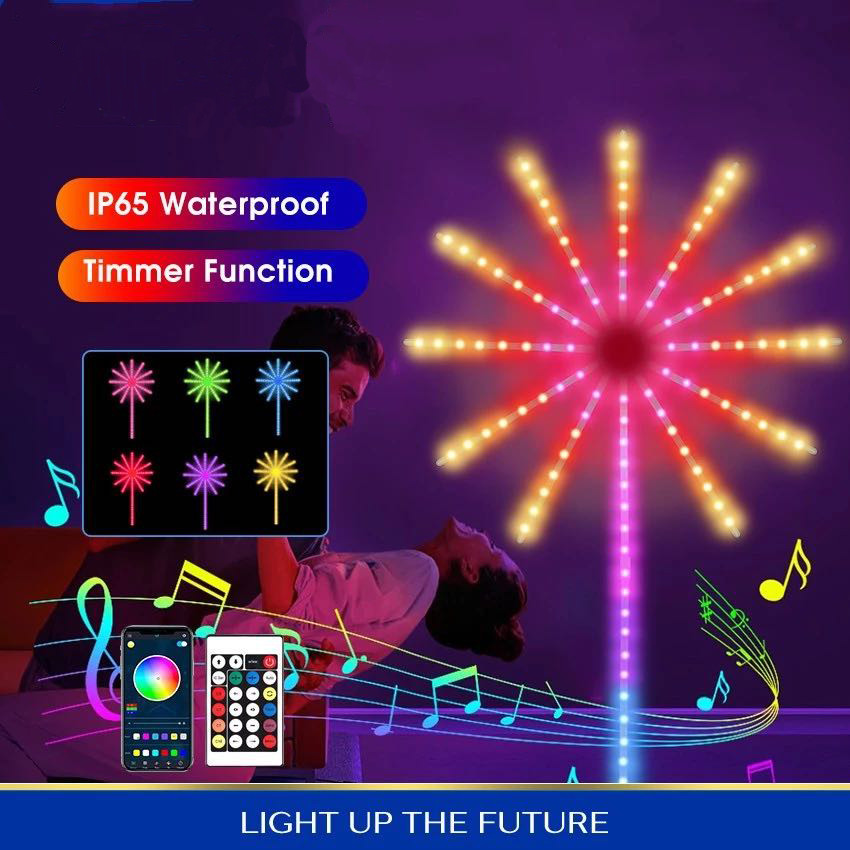 LED fireworks Fairy Lights Christmas lights outdoor Decorations for ...