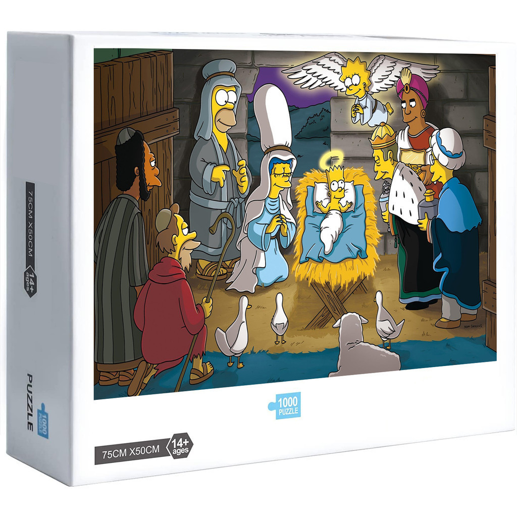 Homer Simpson Jigsaw Puzzle Stress Relief Education Exquisite Gift