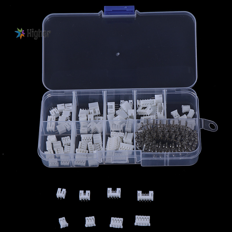 300 Stück PH2.0 2P 3P 4 Pin 2,0 mm Pitch Terminal Kit JST Wire Connector Adap