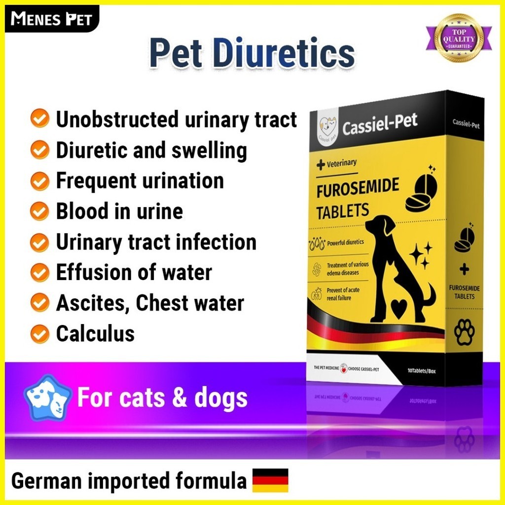 CASSIEL PET Furosemide For Coughing,Decreased Appetite,Weight Loss ...