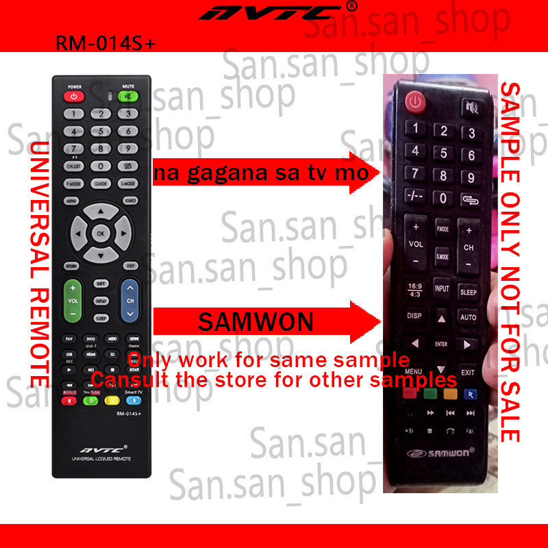 Universal remote control for samwon smart tv remote,100% universal na ...
