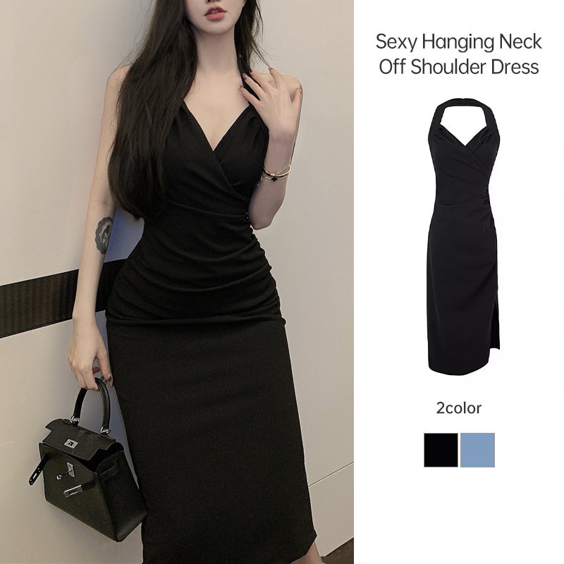 Wish speed sell Europe and the United States spring explosion models sexy hanging neck hanging chain bag hip night shop dress girl