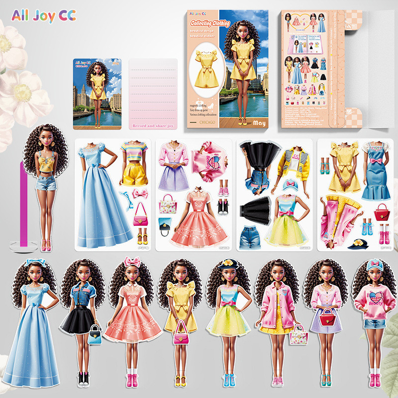 Magnetic Dress Up Dolls Set - Magnetic Princess Dress Up | Magnetic