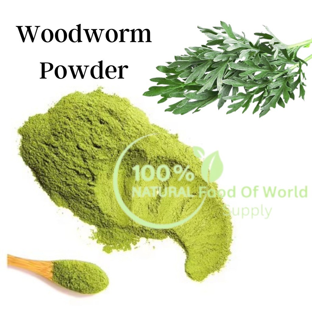 Wormwood / Mugwort Powder 30g~250g Edible 食用 超细 艾草粉 1000 mesh fine ...