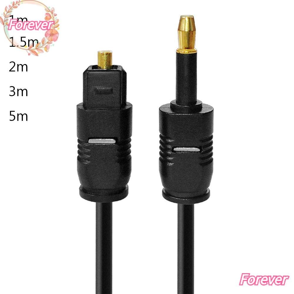 FOREVER PVC Shell Optical Fiber Cord Professional 3.5mm to Toslink ...