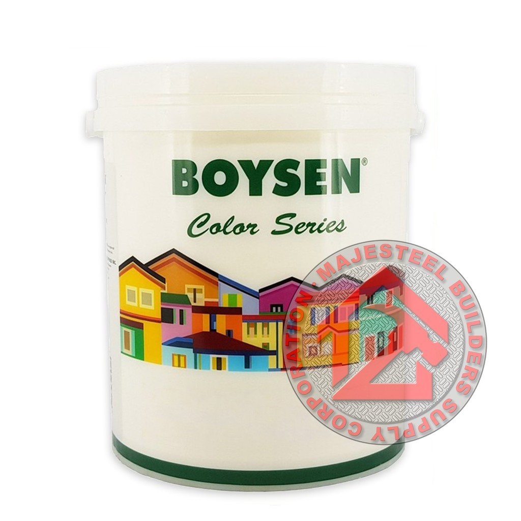 BOYSEN Permacoat Flat Latex Chocolate Brown - 1L (For Concrete & Stone ...