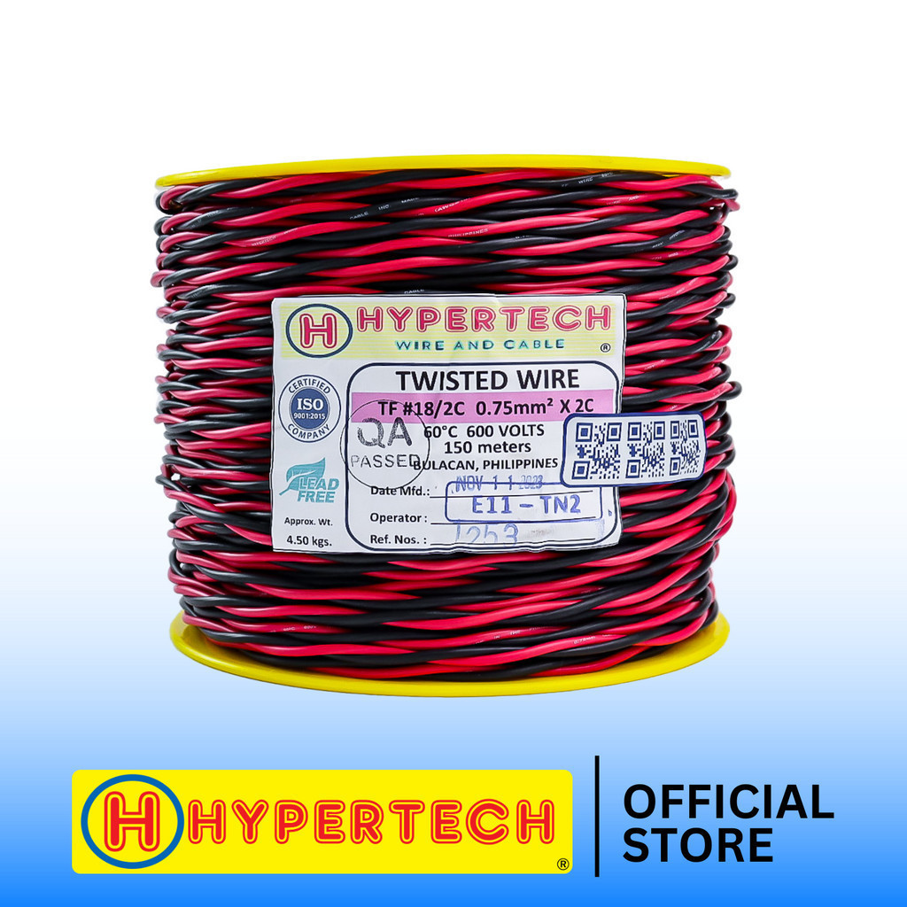 Hypertech TF Twisted Wire #18X2 PER METER Used in general purpose ...
