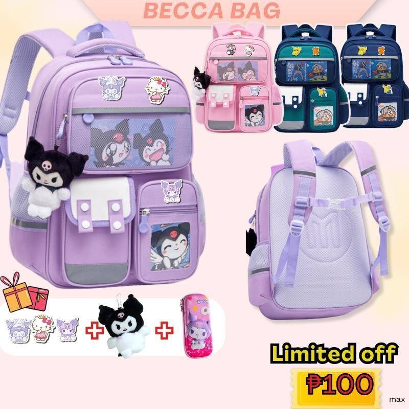 New on sale bag for kids school school backpack for kids bag for school girls grade 5 kuromi school bag for kids backpack for girl kuromi bag for kids Shopee Philippines